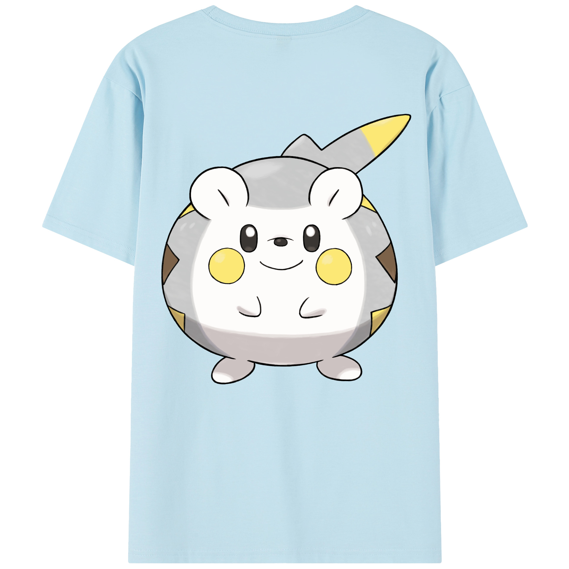 （画像用） ポケットモンスター Pokémon 綿100％半袖Tシャツ（背面プリント）